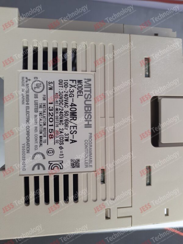 Image #3 of Repair MITSUBISHI PROGRAMMABLE CONTROLLER FX3G-40MR/ES-A MITSUBISHI PROGRAMMABLE CONTROLLER MODEL : FX3G-40MR/ES-A SERIAL : 1320158 CANNOT POWER ON 1320158 in Malaysia, Singapore, Thailand, Indonesia