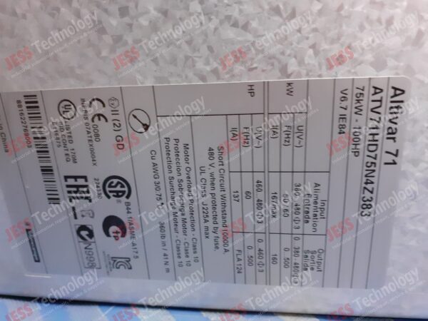 Image #4 of Repair SCHNEIDER ATV71HD75N4Z383 Schneider inverter - in Malaysia, Singapore, Thailand, Indonesia