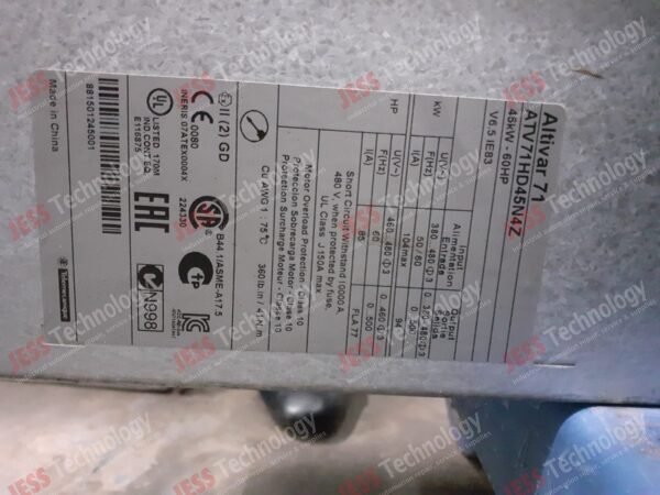 Image #3 of Repair SCHNEIDER ATV71HD45NAZ Scheider inverter 881501245001 in Malaysia, Singapore, Thailand, Indonesia