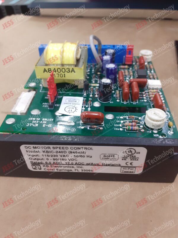 Image #4 of Repair DC MOTOR SPEED CONTROLLER KBIC-240D (9464M) (PD00395)DC MOTOR SPEED CONTROLLER MODEL : KBIC-240D (9464M) SERIAL NO : 266110968 FAULT : SPEED NOT CONSISTENT 266110968 in Malaysia, Singapore, Thailand, Indonesia