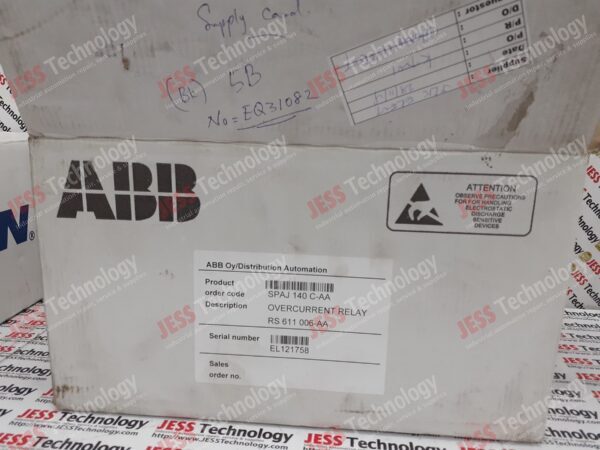 Image #1 of Repair ABB SPAJ 140 C Over current relay EL121758 in Malaysia, Singapore, Thailand, Indonesia