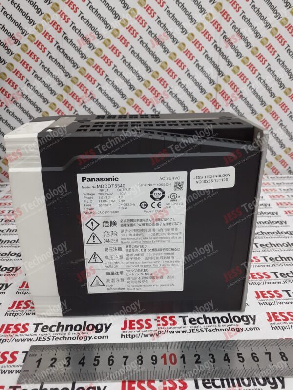 Image #2 of Repair PANASONIC MDDDT5540 Panasonic AC Servo Drive 1.5KW P11060950N in Malaysia, Singapore, Thailand, Indonesia