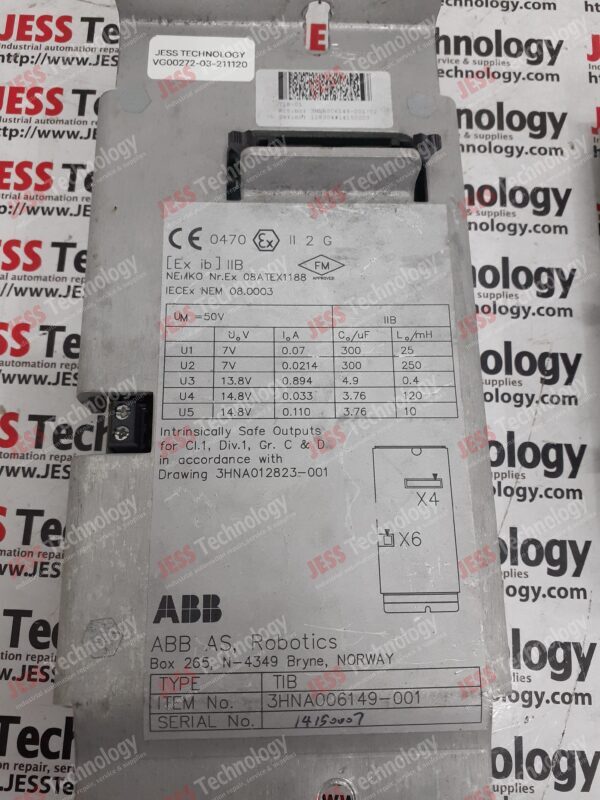 Image #2 of Repair ABB 3HNA006149-001 ABB Robot Board 14150007 in Malaysia, Singapore, Thailand, Indonesia