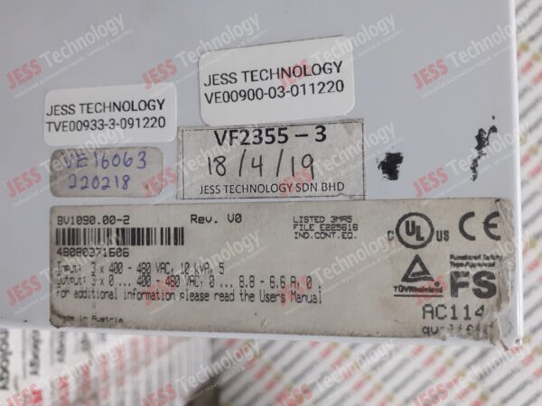 Image #2 of Repair ACOPOS 8V1090.00-2 Acopos 1090 48080371606 in Malaysia, Singapore, Thailand, Indonesia