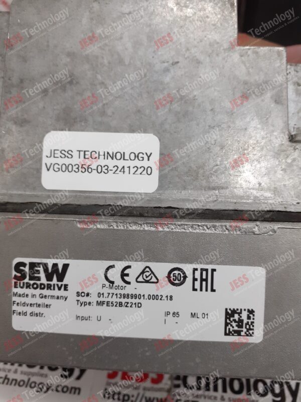 Image #2 of Repair SEW EURODRIVE MFE52B/Z21D SEW Eurodrive Ethernet Module - in Malaysia, Singapore, Thailand, Indonesia