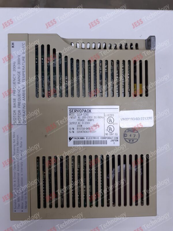Image #4 of Repair YASKAWA SGDA-02AS Servopack D2047A083710001 in Malaysia, Singapore, Thailand, Indonesia