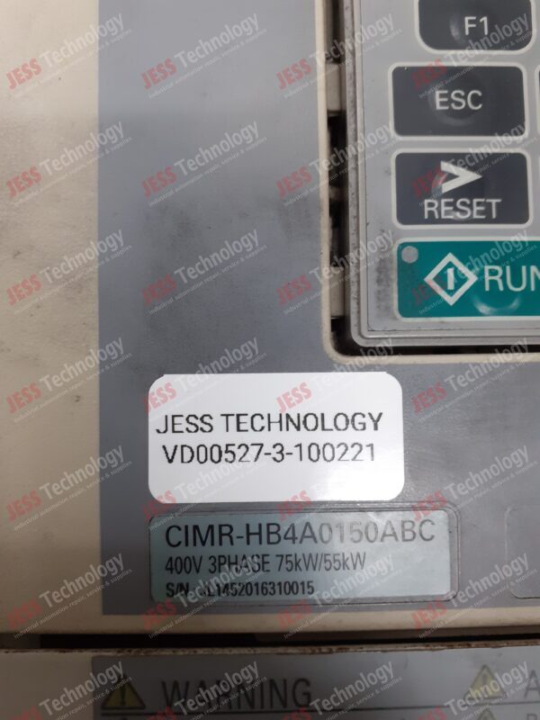 Image #2 of Repair YASKAWA H1000 CIMR-HB4A0150ABC Yaskawa inverter JL1452016310015 in Malaysia, Singapore, Thailand, Indonesia
