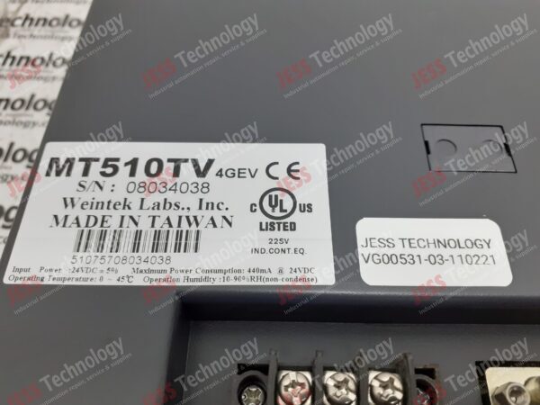 Image #2 of Repair EASY VIEW MT510TV EasyView Touchscreen 08034038 in Malaysia, Singapore, Thailand, Indonesia