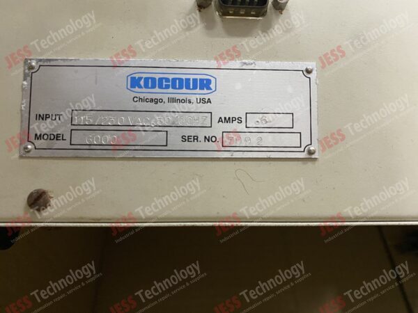 Image #2 of Repair KOCOUR 6000 COULOMETRIC TESTER 7092 in Malaysia, Singapore, Thailand, Indonesia