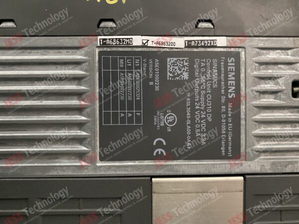 Image #3 of Repair Siemens Sinamics Control Unit CU310DP - Brand: Siemens Sinamics Control Unit CU310DP S/N: XAA510-003136 XAA510-003136 in Malaysia, Singapore, Thailand, Indonesia