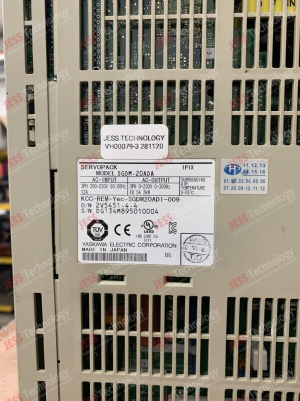 Image #4 of Repair YASKAWA SERVOPACK SGDM-20ADA yaskawa servopack DG134M895010004 in Malaysia, Singapore, Thailand, Indonesia