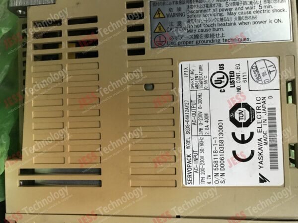 Image #3 of Repair YASKAWA SERVOPACK SGDS-04A12AY27 Yaskawa servopack D0061D358130001 in Malaysia, Singapore, Thailand, Indonesia
