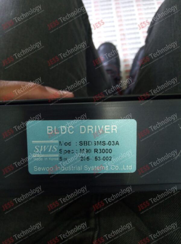 Image #4 of Repair BLDC DRIVER SBDSMS-03A BLDC DRIVER MODEL: SBDSMS-03A S/N: 11205453002 FAULTY: COMPONENT BURNED 11205453002 in Malaysia, Singapore, Thailand, Indonesia