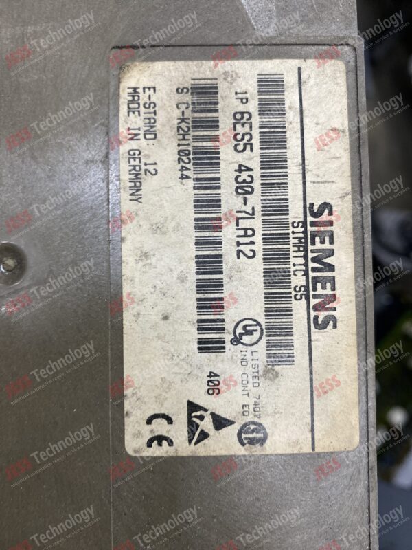 Image #3 of Repair SIEMENS 6ES5-430-7LA12 SIEMENS SIMATIC S5 C-K2H10244 in Malaysia, Singapore, Thailand, Indonesia